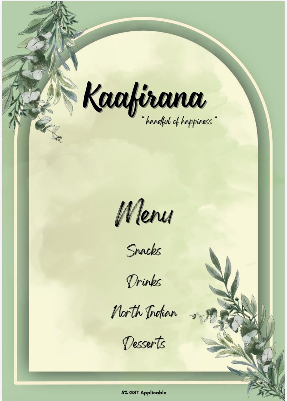 Menu Cover