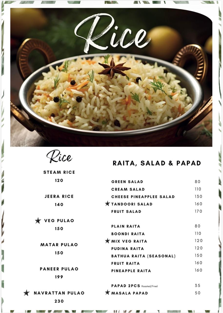 Menu Page 16