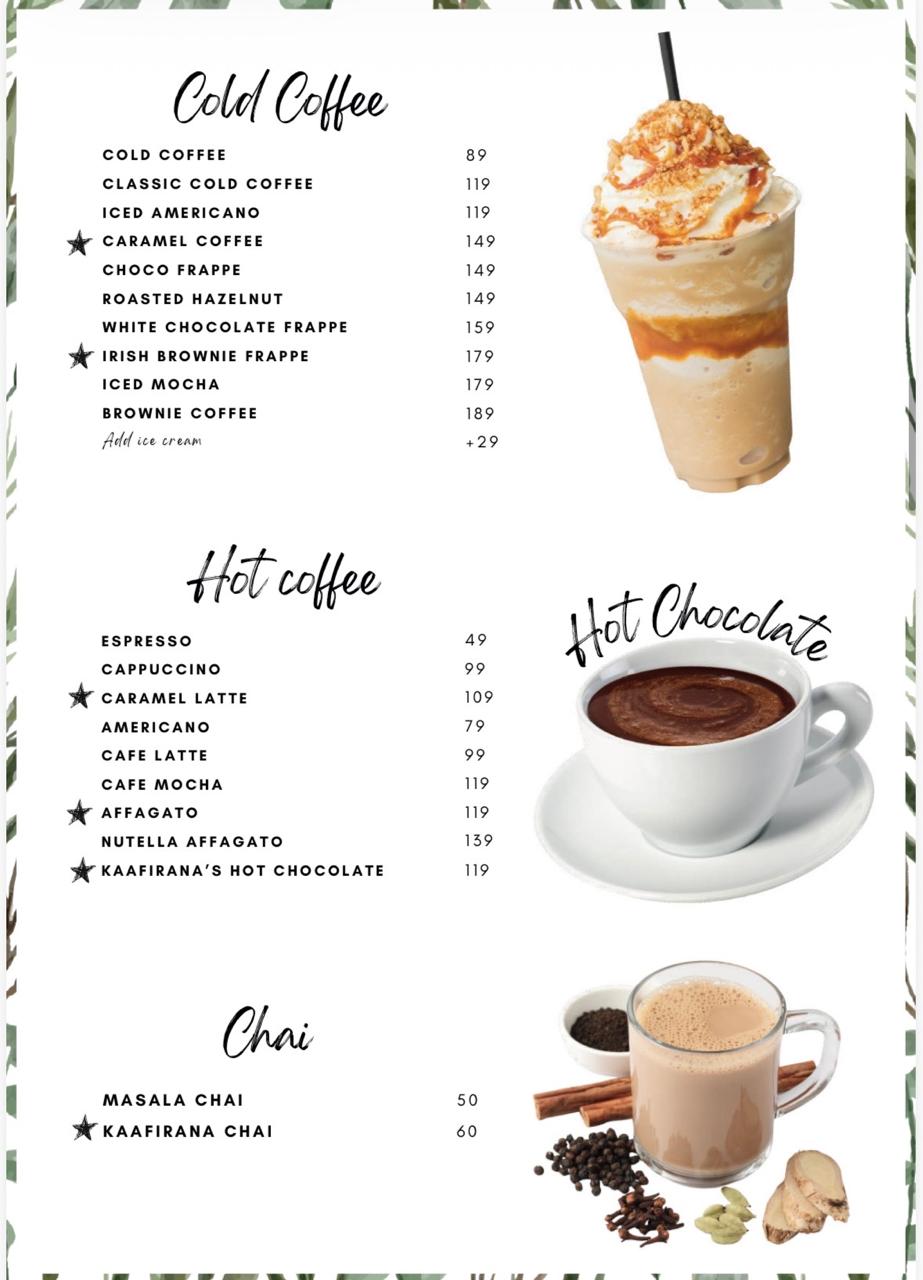 Menu Page 9